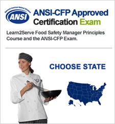 Food Manager ANSI Exam - Click for State Map